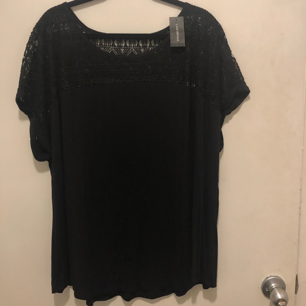 lane bryant black shirt, never worn